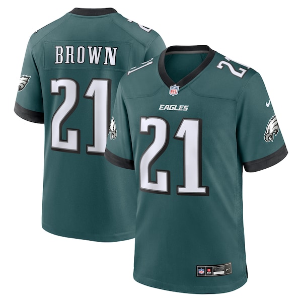 Sydney Brown Philadelphia Eagles Nike Team Game Jersey - Midnight Green