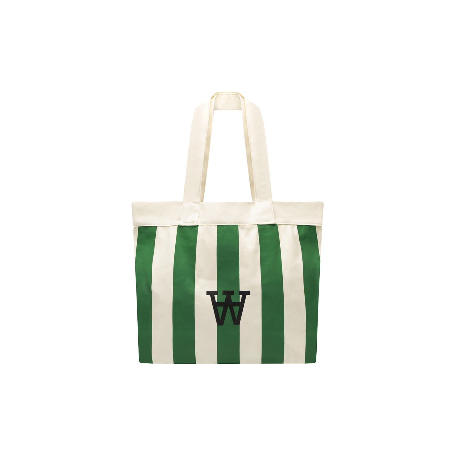 WWConner Stripe Tote Bag, eden green stripe