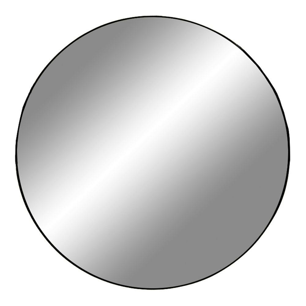 Miroir rond avec cadre noir ø100 cm SEOUL