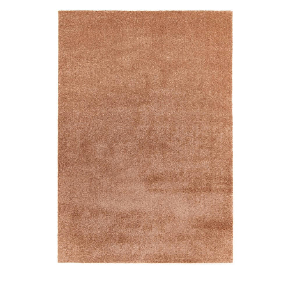 DOUGLAS I - Tapis lavable en machine terracotta 120x170 cm