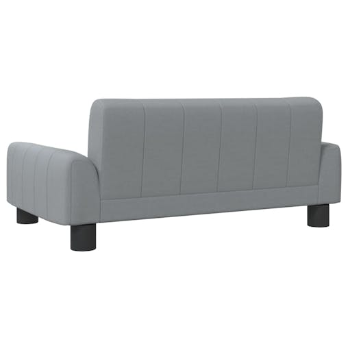 NNEVL Kids Sofa Light Grey 70x45x30 cm Fabric