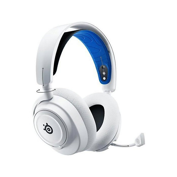 Casque Micro Gaming sans fil SteelSeries Arctis Nova 7P pour PS PC Mac Nintendo Switch Oculus Quest 2 et Android Blanc