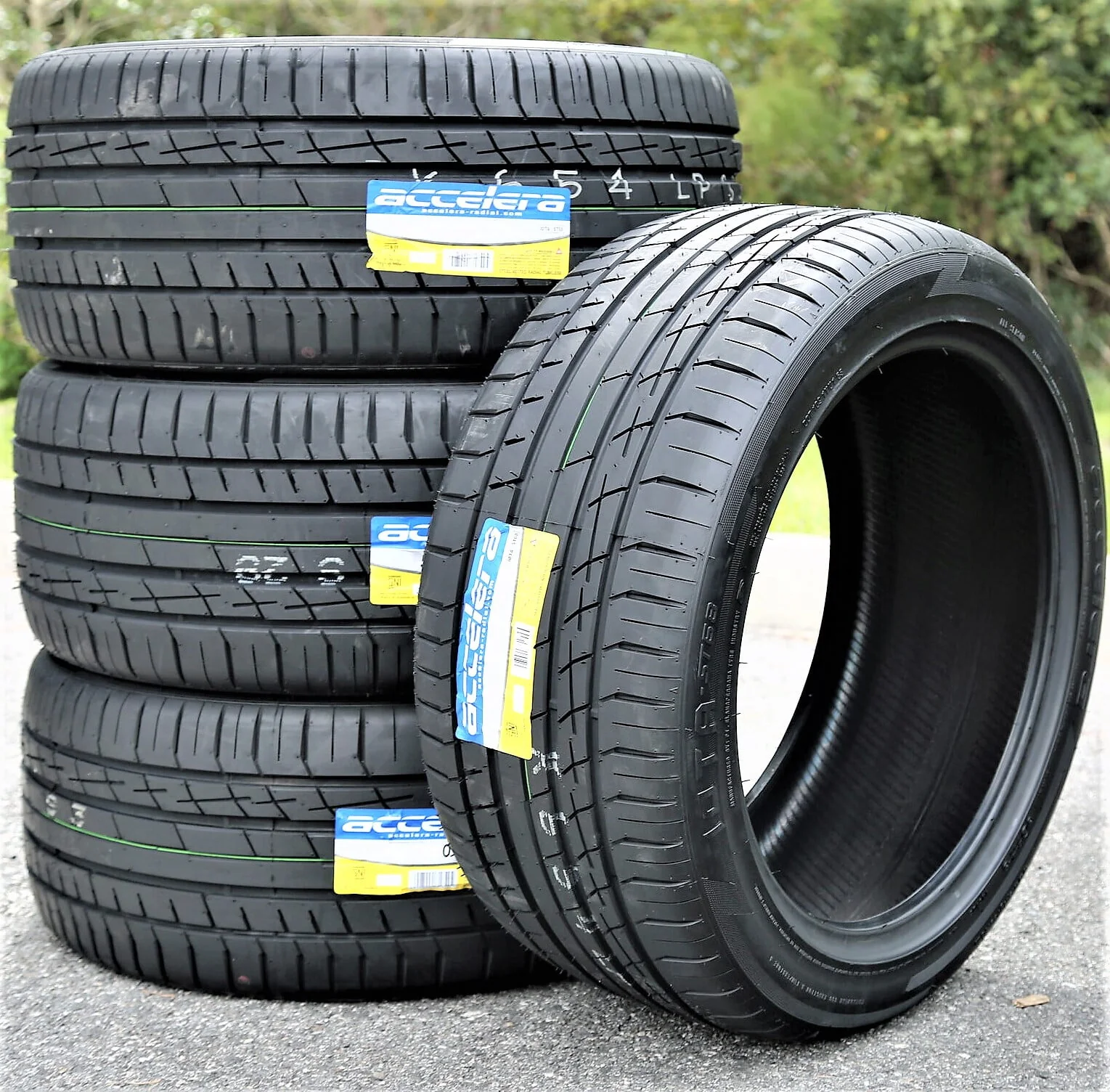 A set of four (four) 295/40R20 ZR 110Y XL A/S performance tires fit: 2013 Jeep Grand Cherokee SRT, 2007-10 Mercedes-Benz ML63 AMG base
