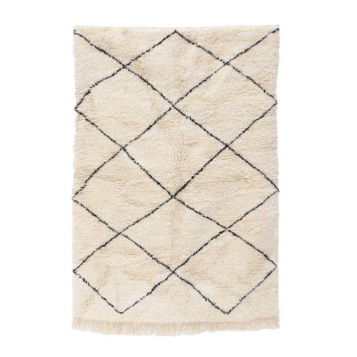 AFK Living vloerkleed Berber - handgemaakt - Wol - 160 cm x 230 cm