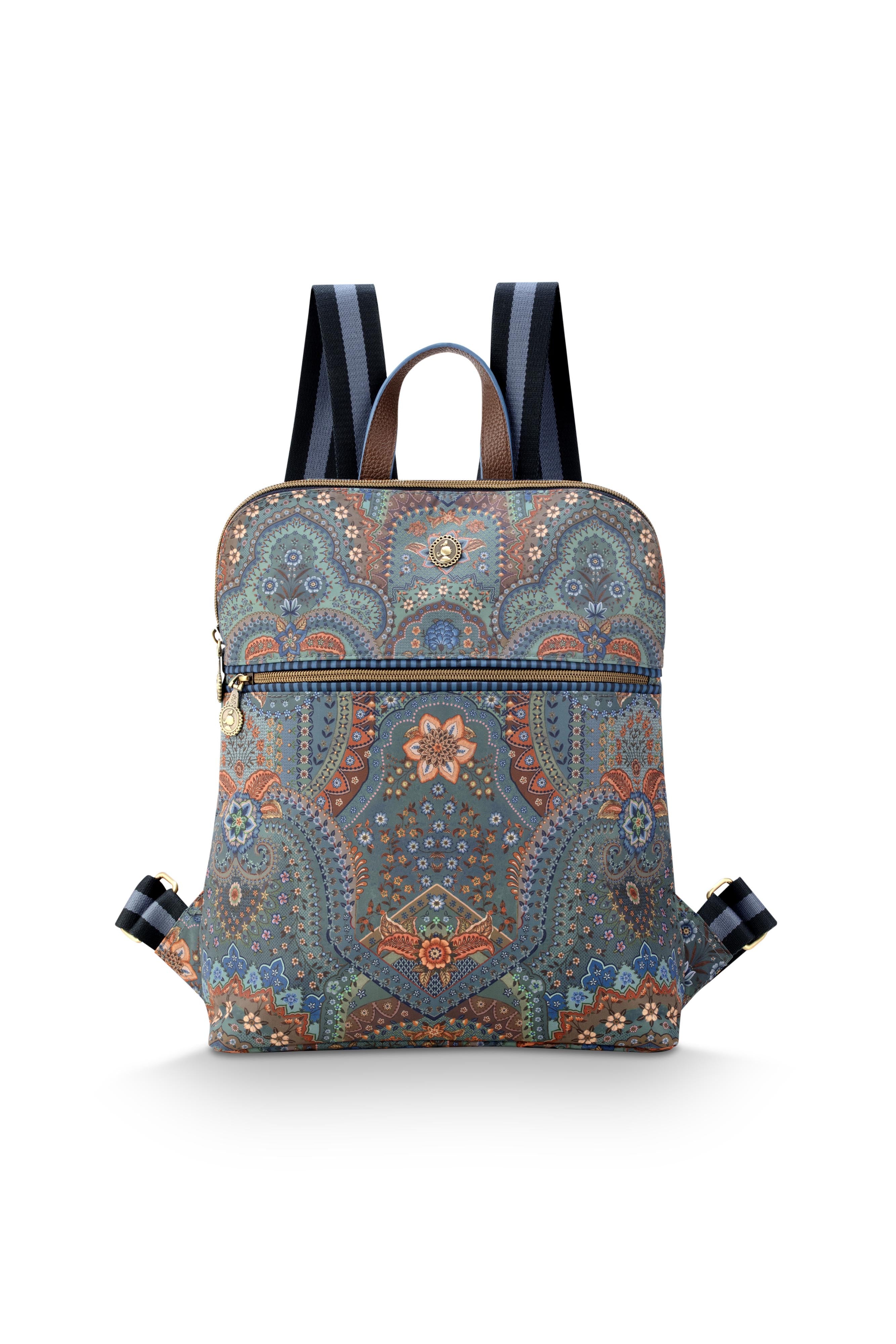 Pip Studio - Finlee Rugzak Dames - Jabali - Blauw - 28x11x36cm