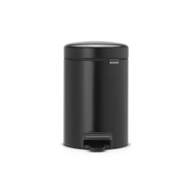 Poubelle à pédale NewIcon noir mat 3 L BRABANTIA
