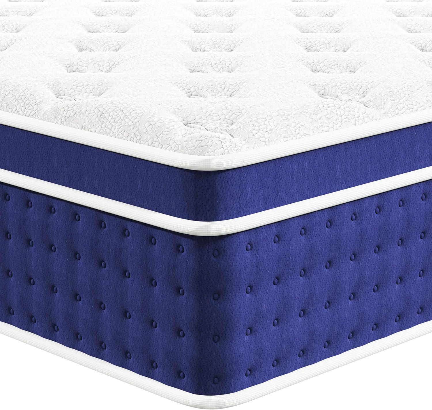 Queen Mattress 12 Inch, Gel Memory Foam Hybrid Mattresses with Luxury 10 Layers, Medium Firm Queen Bed Mattress in a Box with Pressure Relief and Support, CertiPUR-US Foam & 365-Night Trial