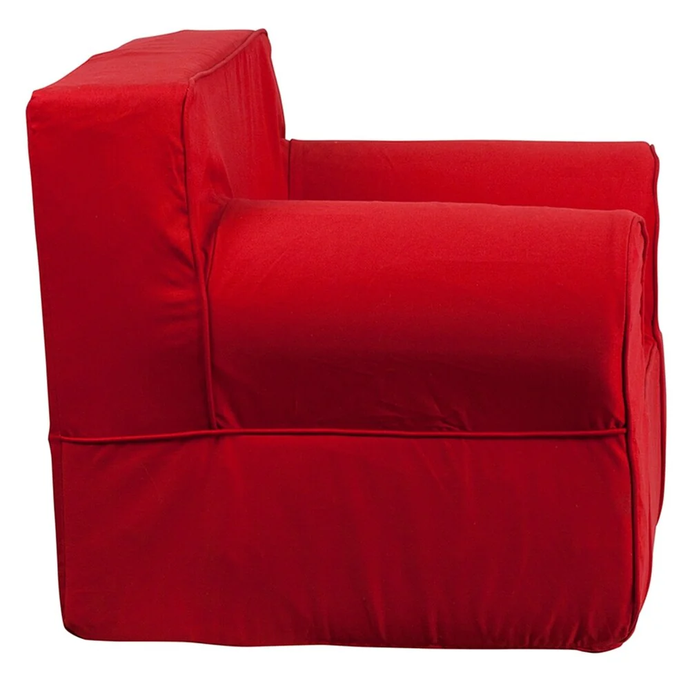 Boerne Comfortable Children Red Armrest Chair