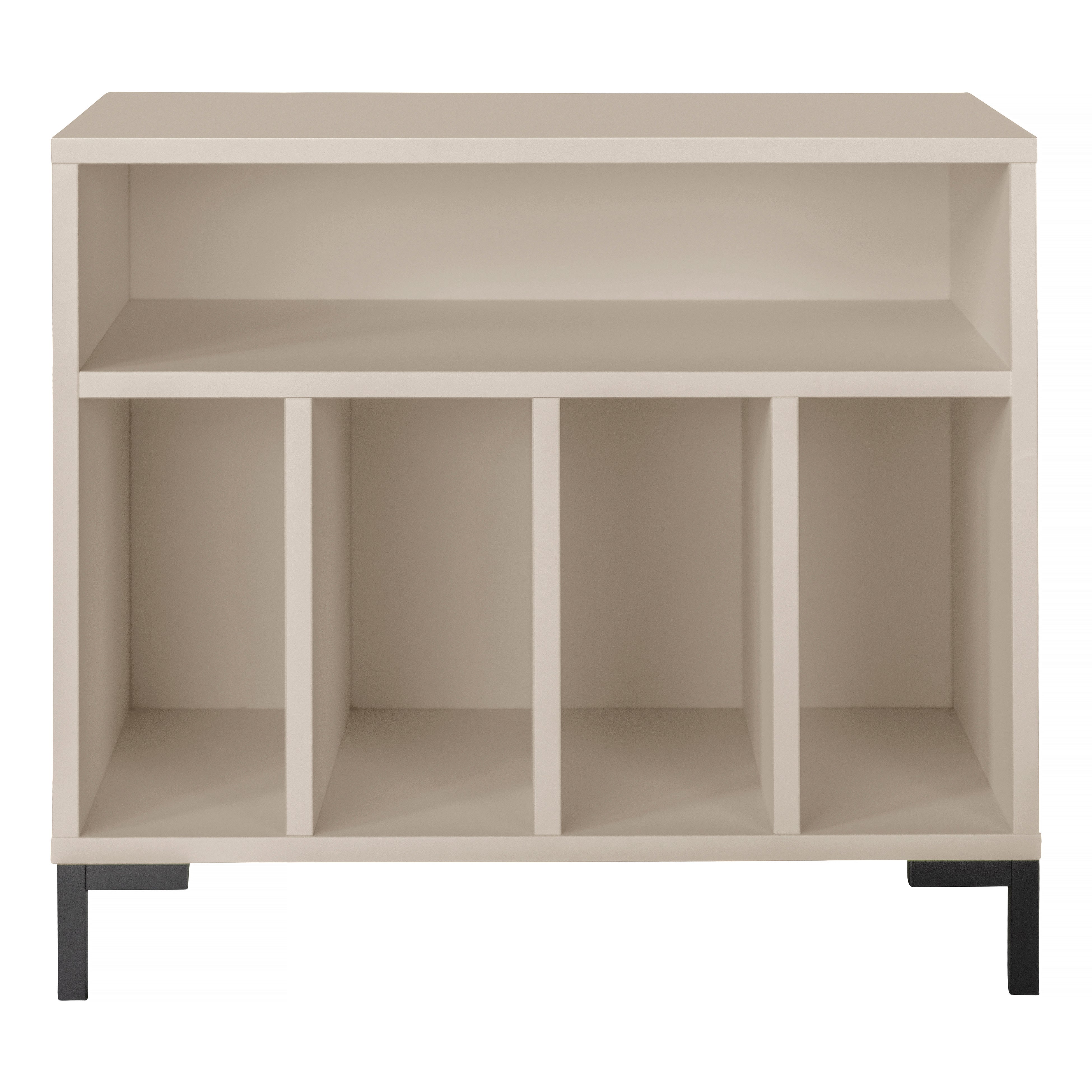 Kast voor platen taupe
