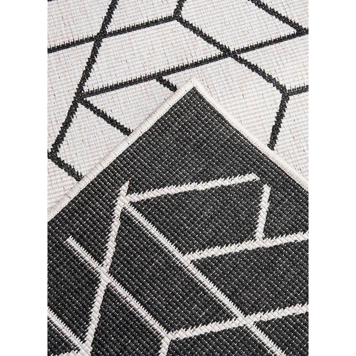 AF BRIKA REVERSIBLE - Tapis extérieur noir 140x200