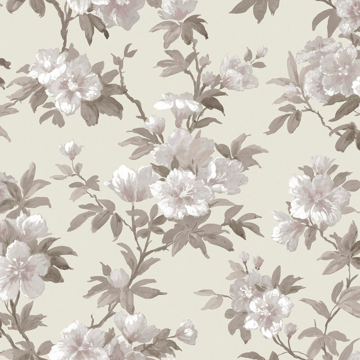Laura Ashley Vliesbehang - Rosamund Naturel