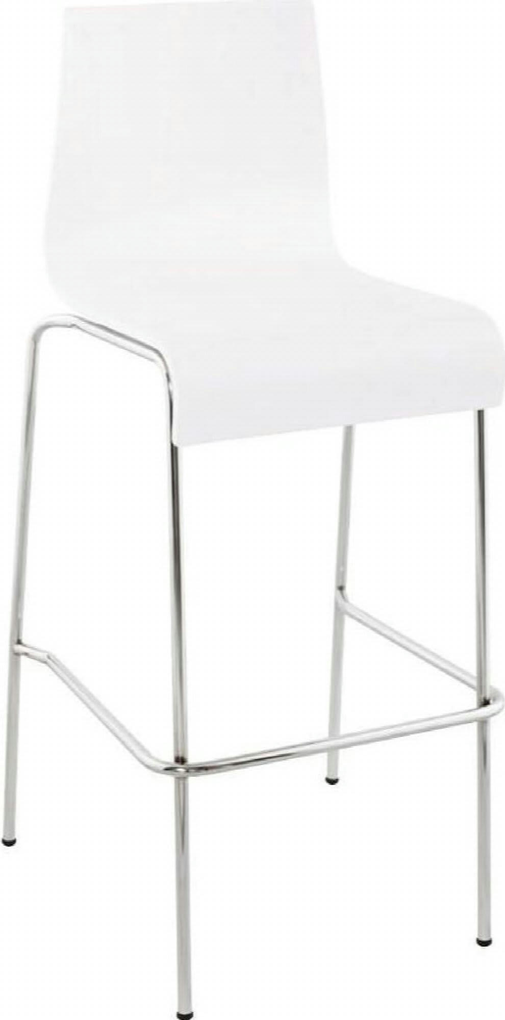 COBE - Tabouret de bar Bois Blanc H. assise 74 cm
