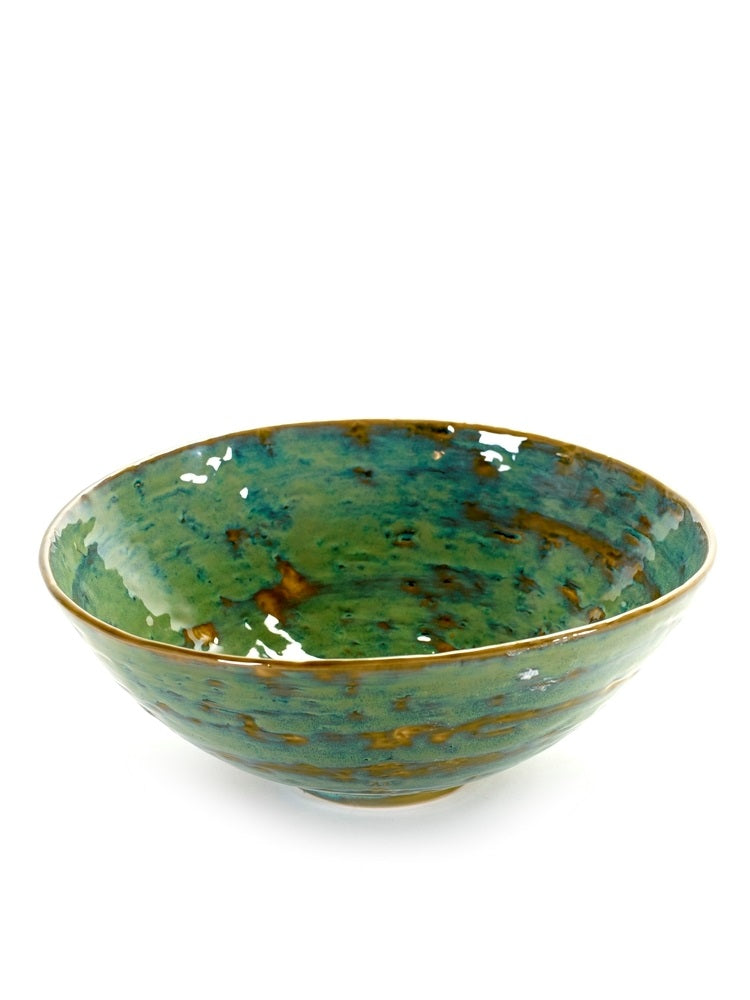 SERAX - Pascale Naessens - Pure Saladeschaal ø 28,5 cm - Zeegroen