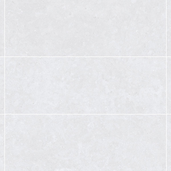 Carrelage effet Pierre 3D Blanc Nuage Punta 100x33,3x0,98 cm Belmorin - Mur intérieur (vendu par carton de 1,67 m²) - RO'MA CARREL