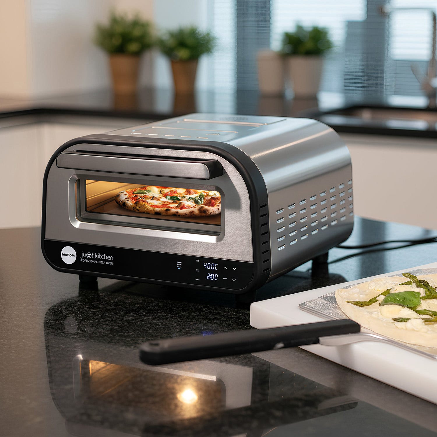 Forno pizza professionale con pala 1700 W