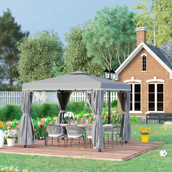 Pavillon, BxHxT: 296 x 270 x 296 cm, Polyester