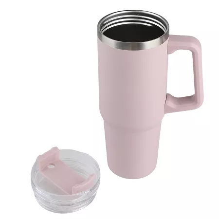 Kubek termiczny do samochodu 880 ml Altom Design - Różowy 07.TER.1698