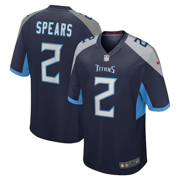 Tyjae Spears Tennessee Titans Nike  Game Jersey -  Navy