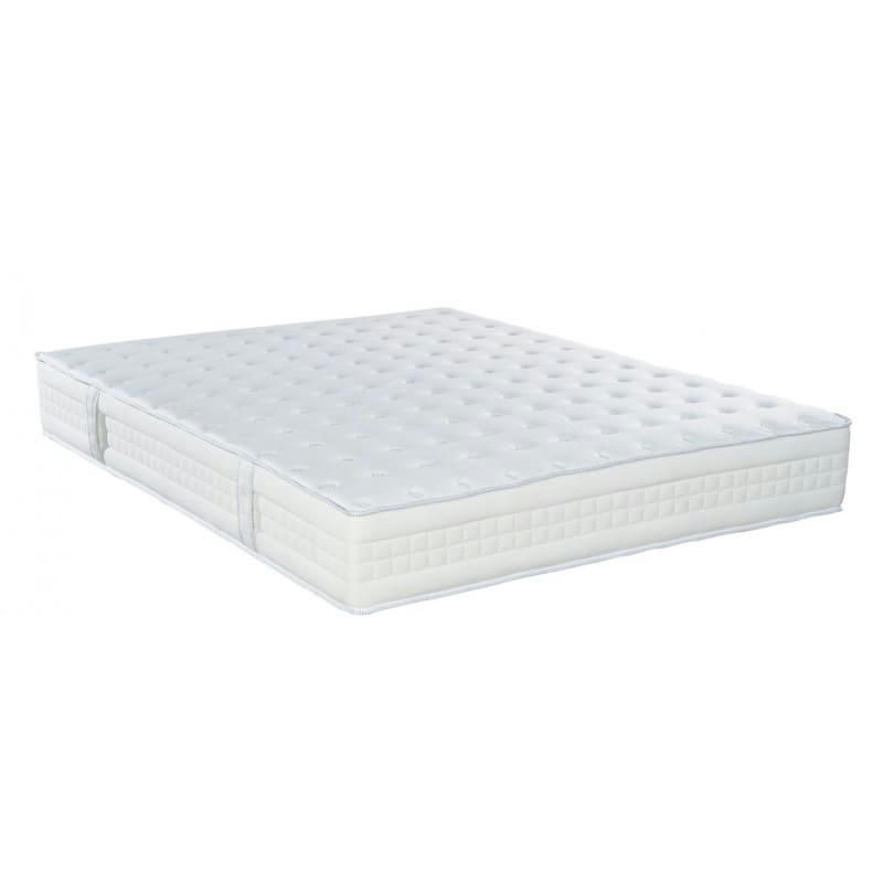 CHARME - Ensemble Matelas mousse Sommier Tradition et Pieds 140x200