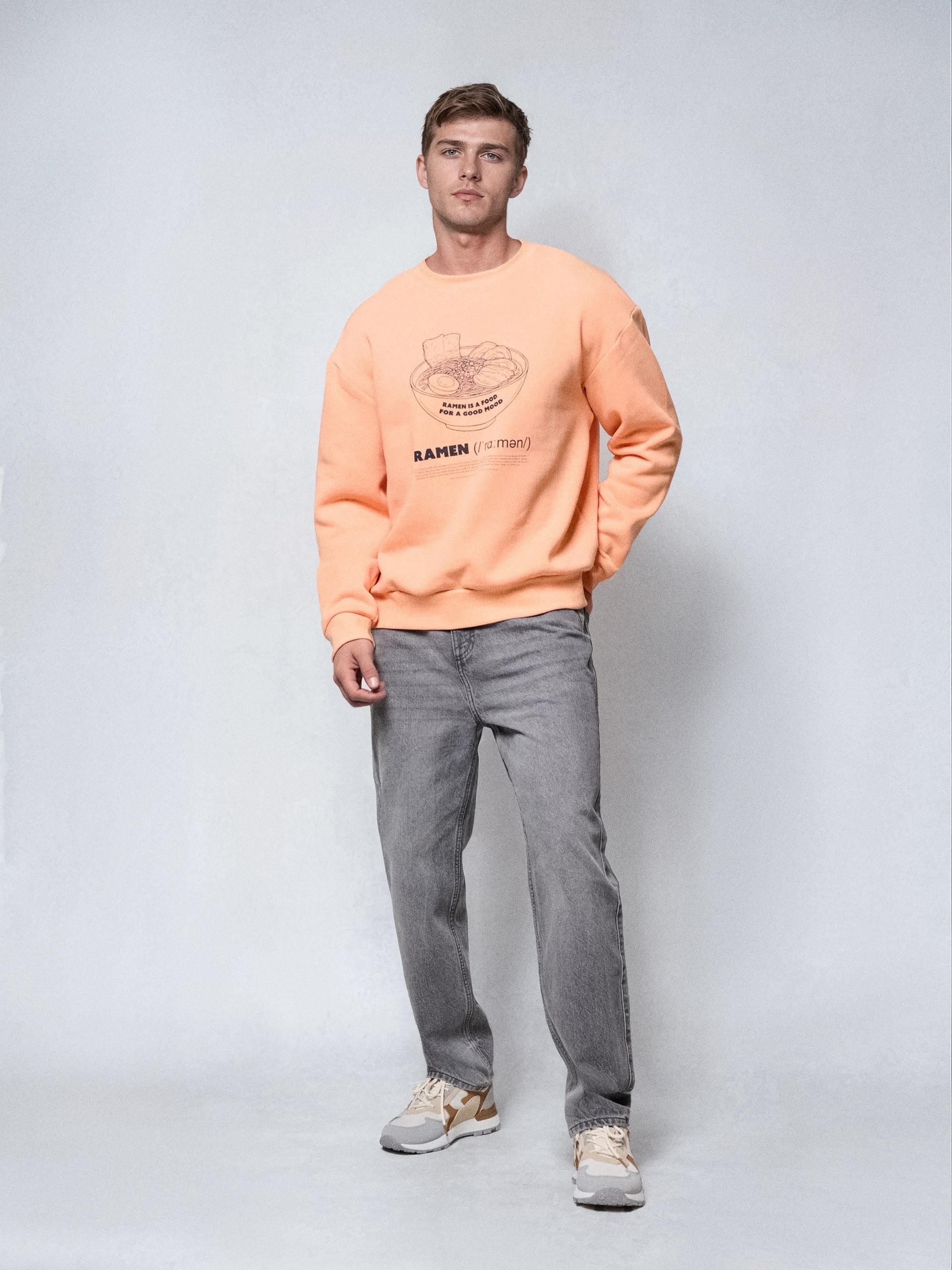Bluza crewneck z nadrukiem