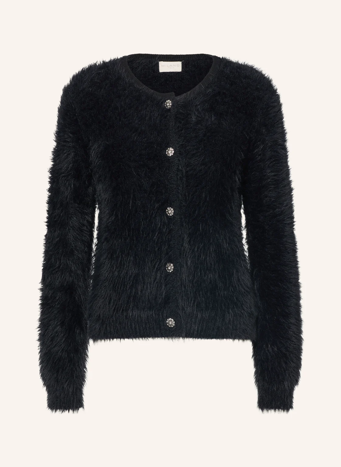 MILANO ITALY Strickjacke mit Schmucksteinen