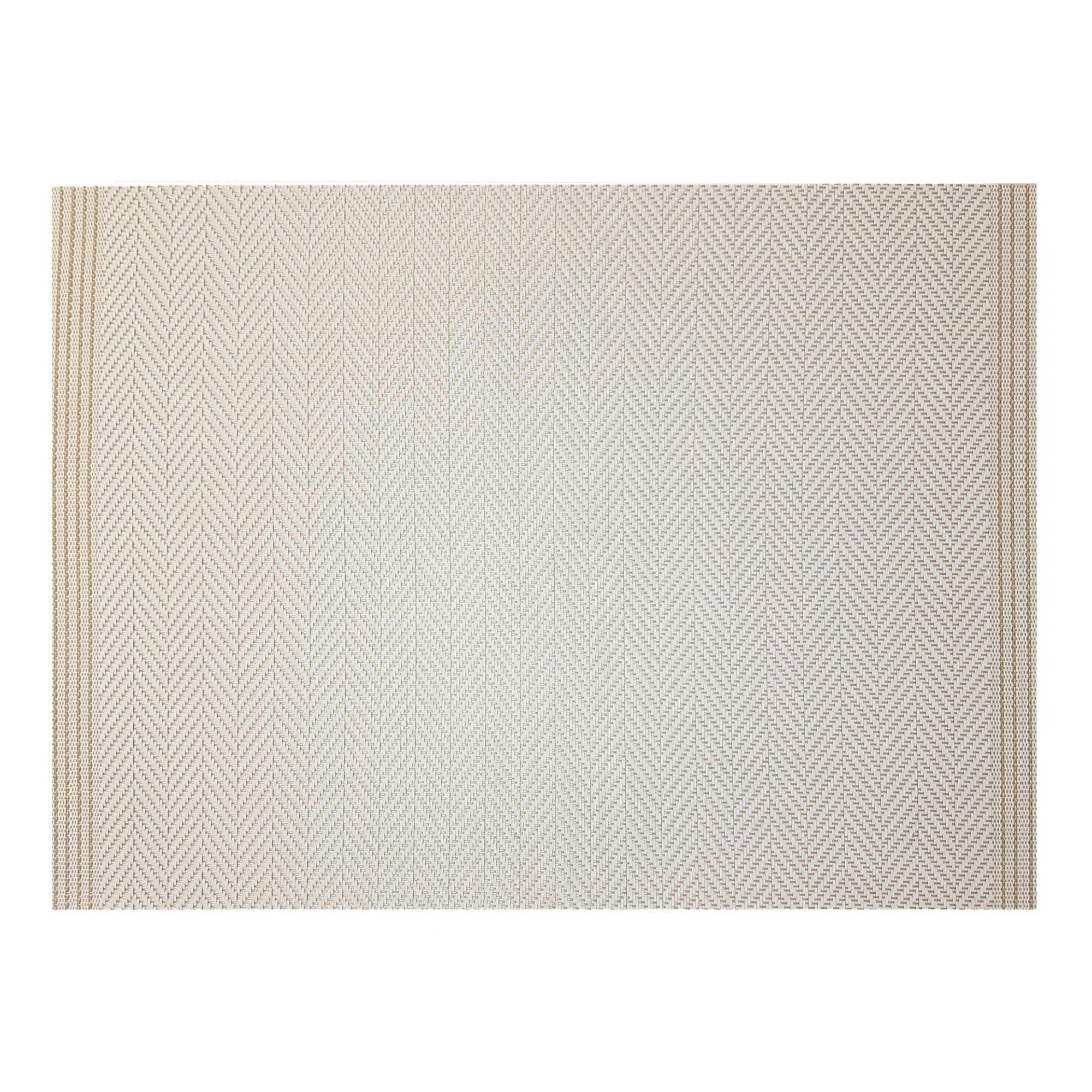 ARCHI - Set de table  en polyester ivoire/or 33 x 45