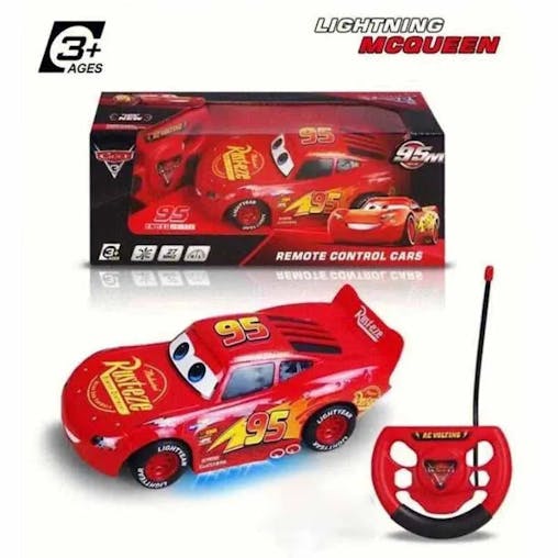 NNEOBA Lightning McQueen Remote Control Toy Car (Red)