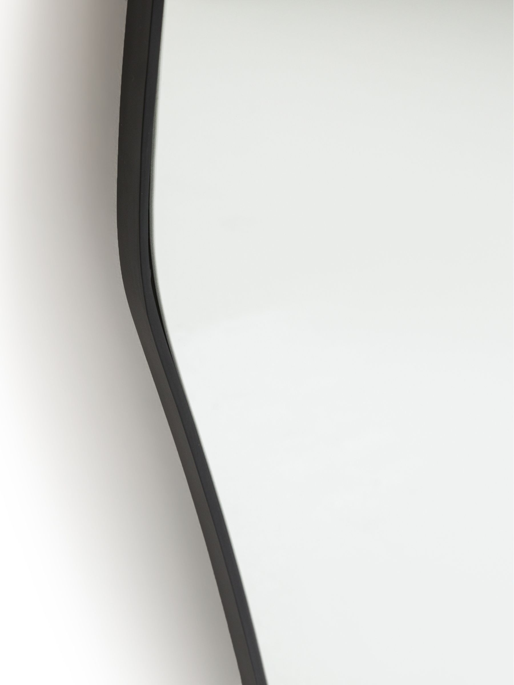 La Redoute Intérieurs Black Ornica 120 x 100cm Shaped Mirror