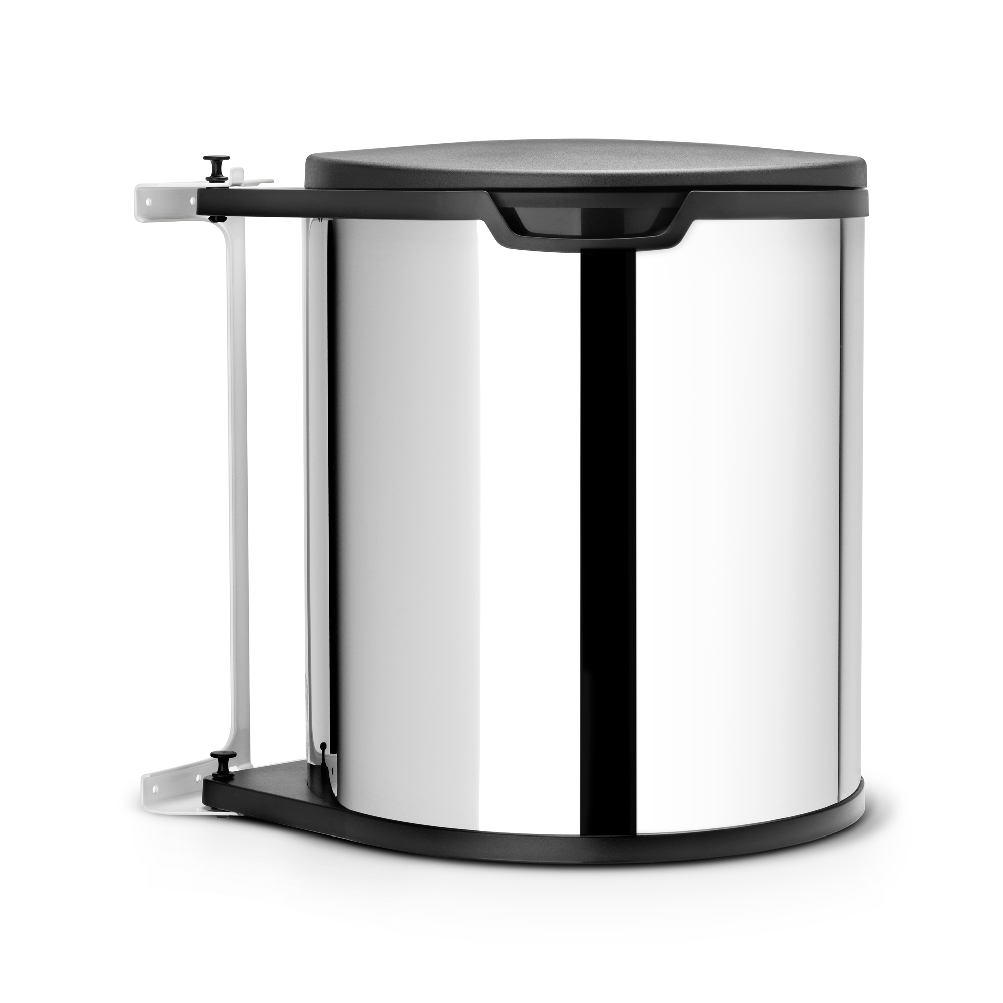Brabantia Inbouwemmer Built-In Bin, 15 liter - Brilliant Steel