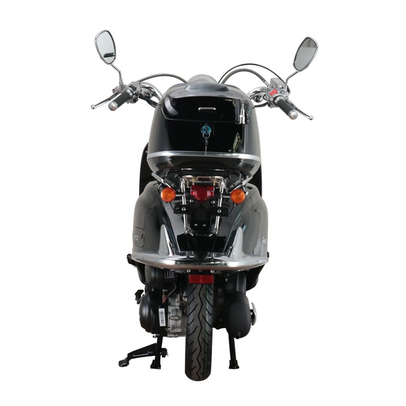 Motorroller »Firenze«, Retro, 125 ccm, 85 km/h, EURO 5 , schwarz, inkl. Topcase