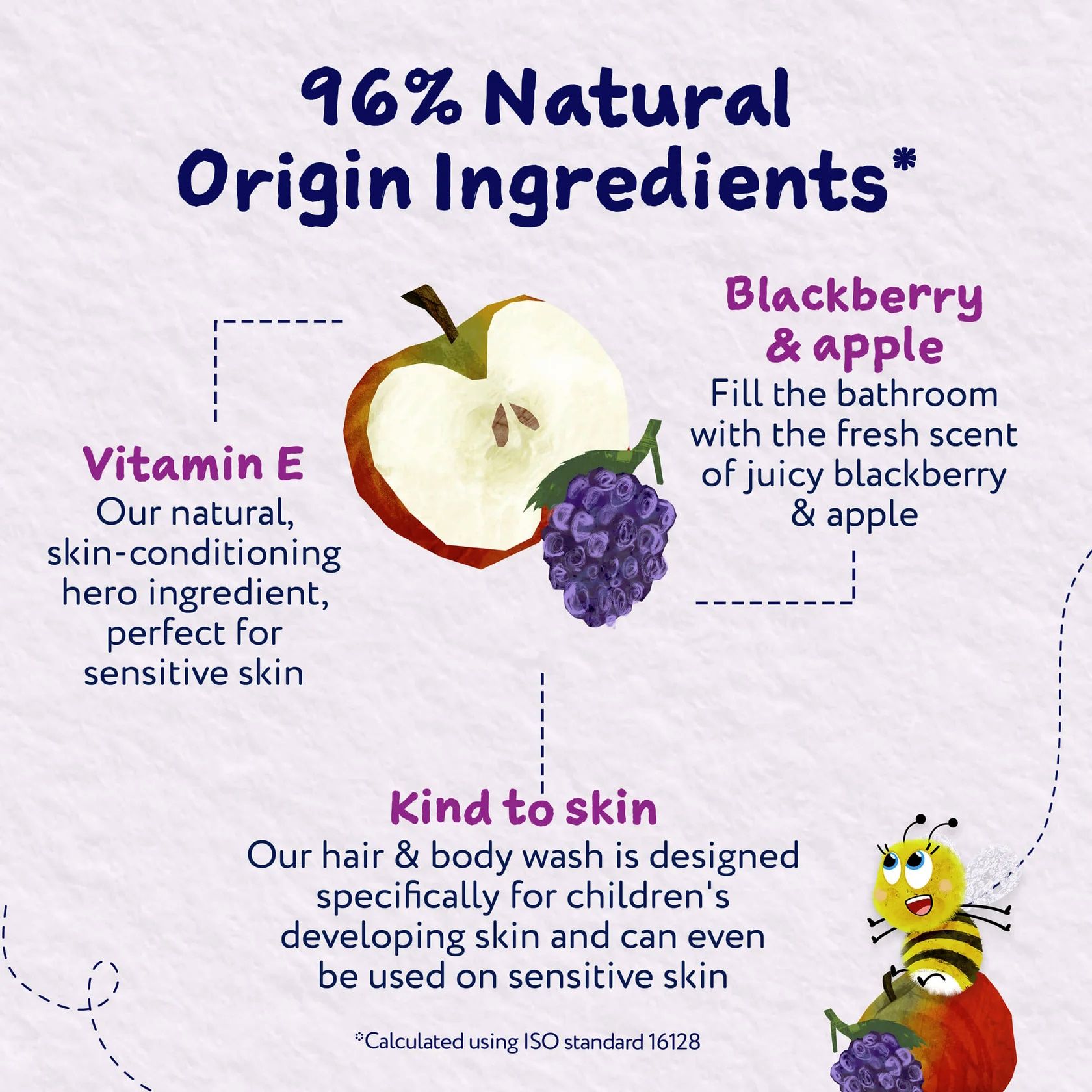 Child's Farm Hair & Body Wash Blackberry & Apple 250ml