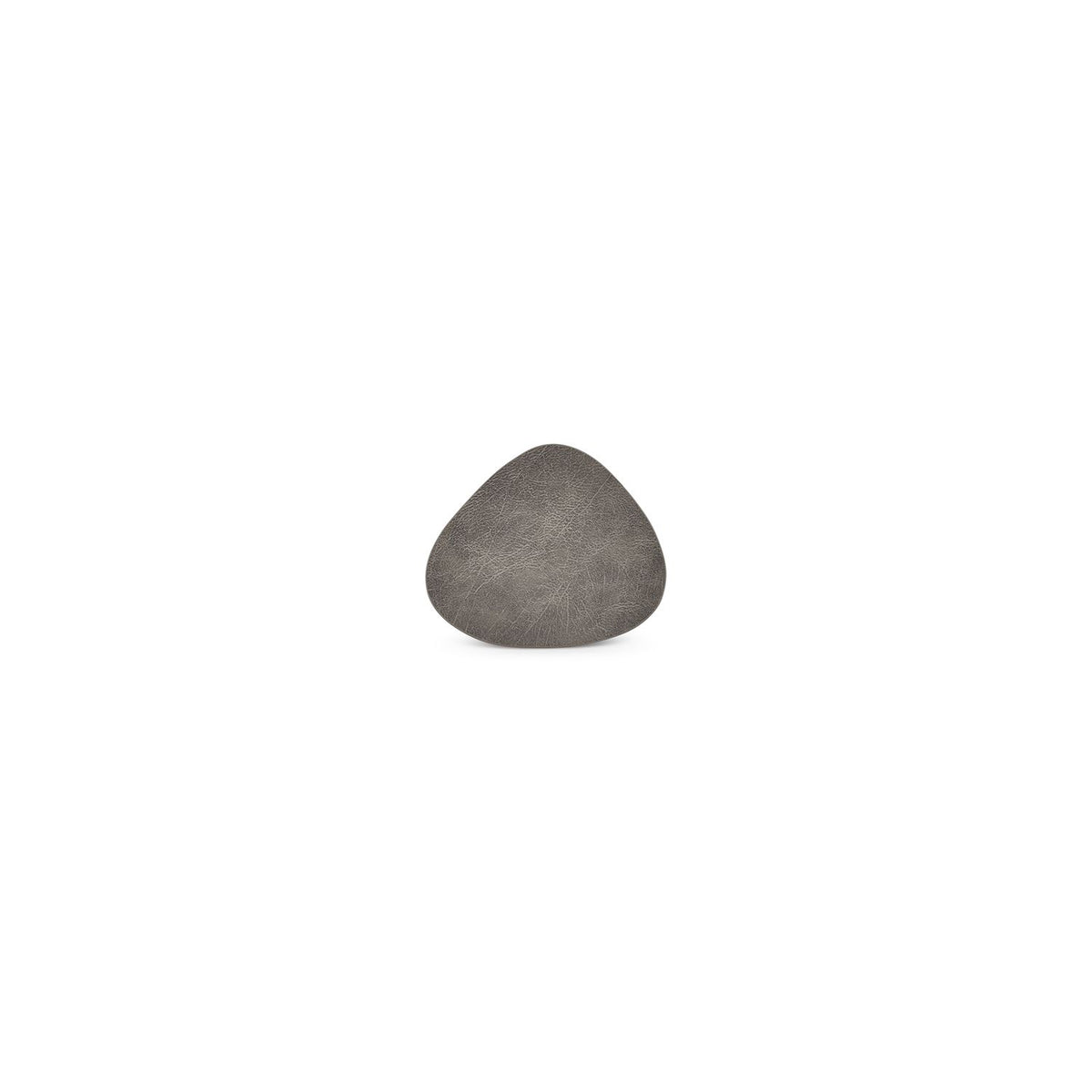 Bonbistro - Glasonderzetter 11x10cm lederlook grijs Layer - Set van 4