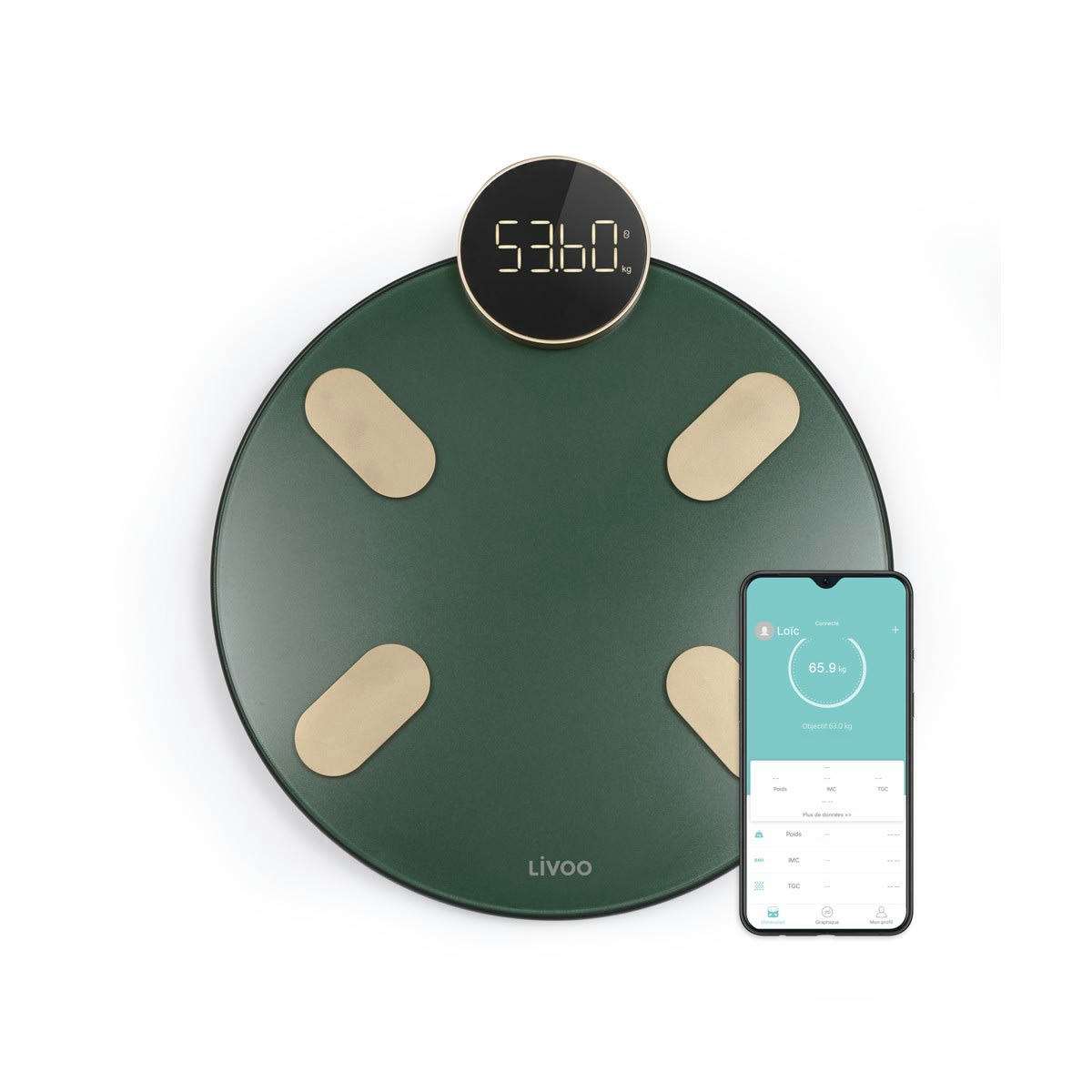 - Pèse-personne impédancemètre connecté