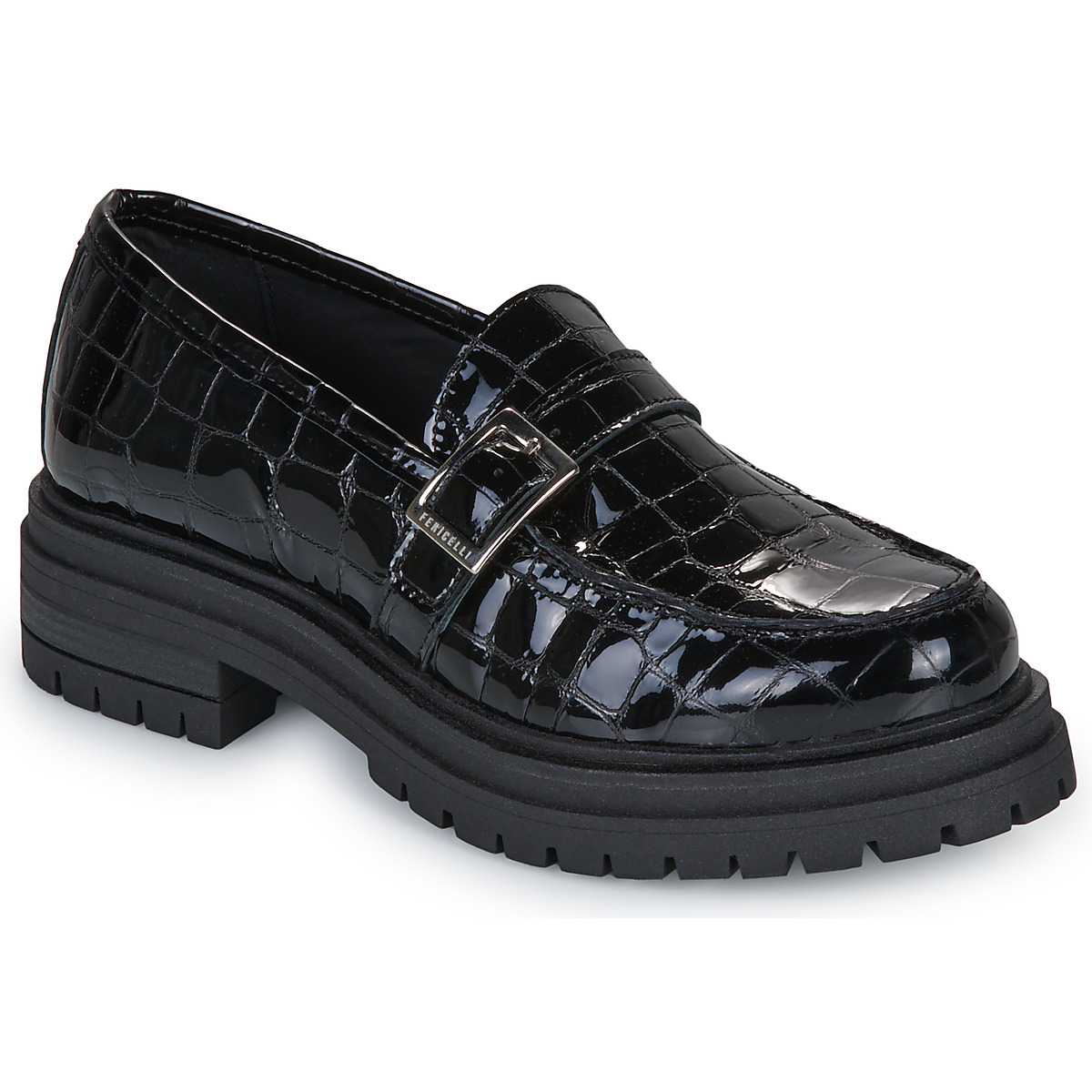 Fericelli - NINA - Black / Croc / Varnish