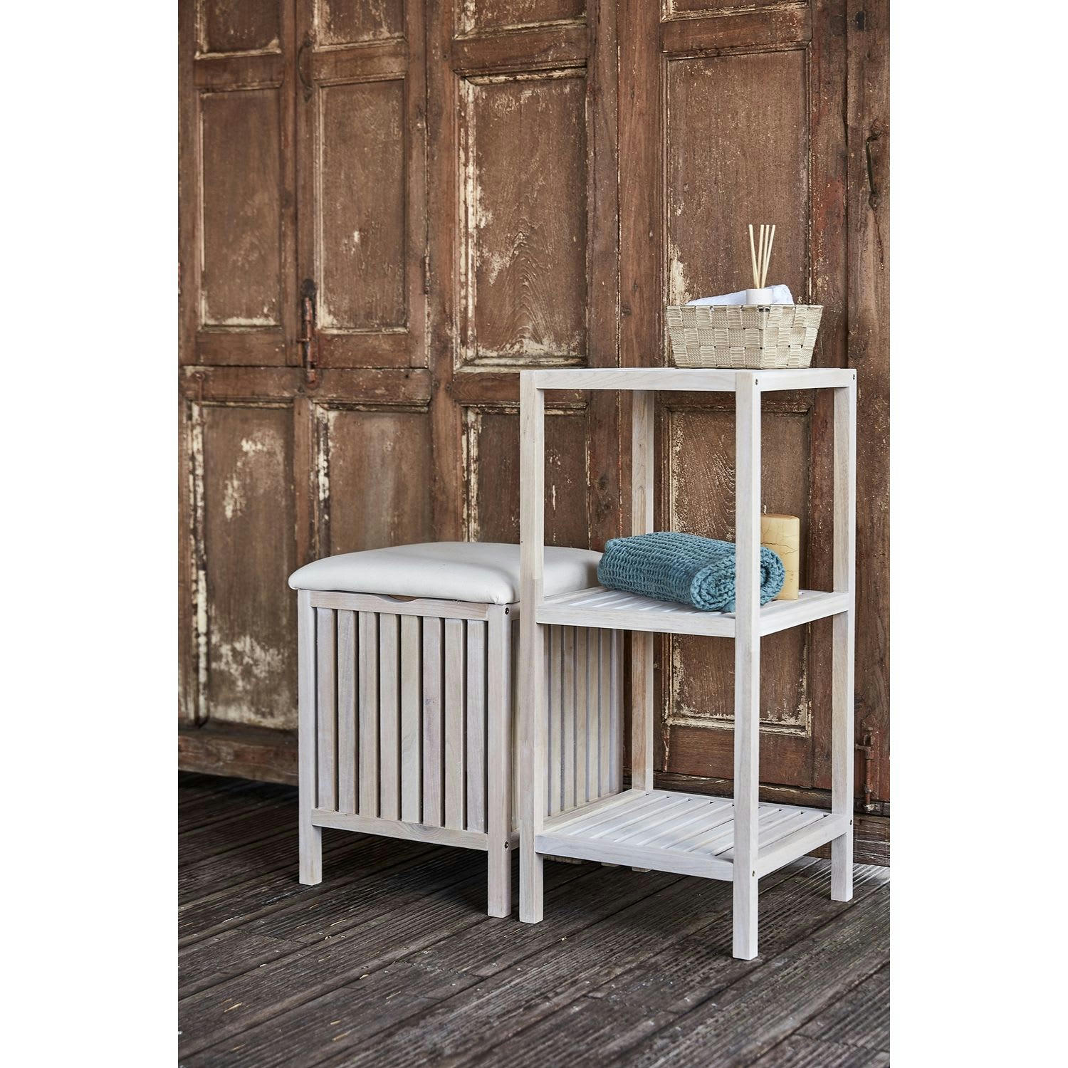 NORWAY - Etagère de salle de bain scandi norway blanc