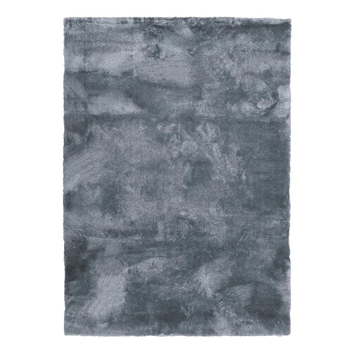SAUVAGE - Tapis à poils longs extra-doux gris clair 120x160