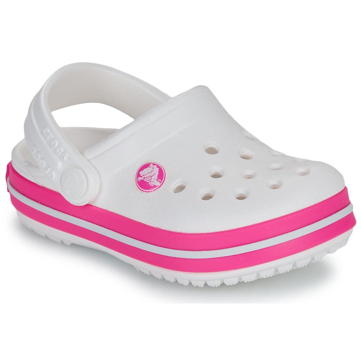 Crocs - Crocband Clog T - White / Pink