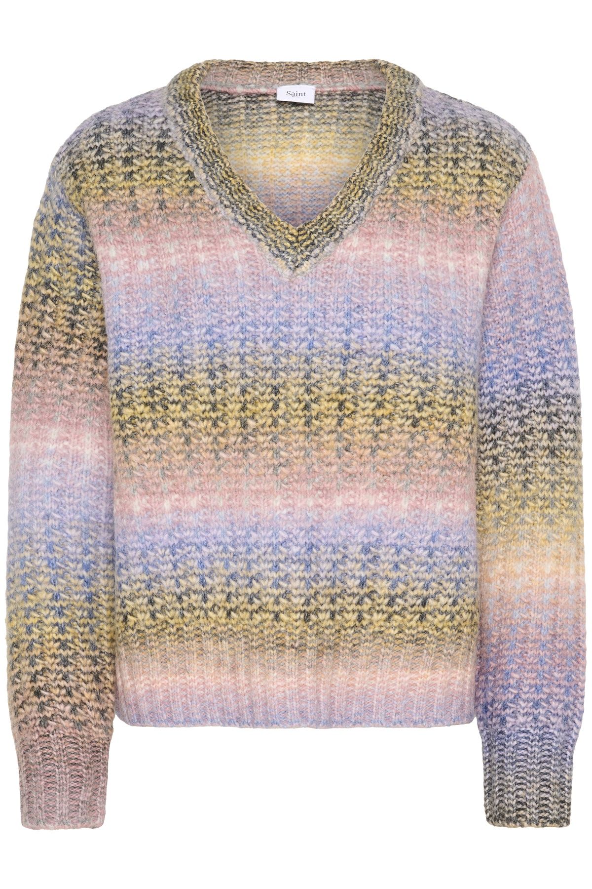 Saint Tropez MirabelSZ V-Neck Long Sleeve Pullover