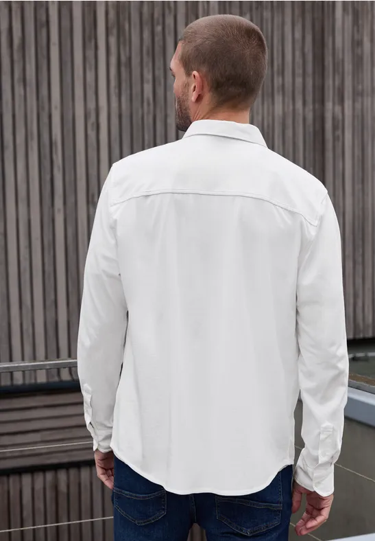 Bequemes Jersey Hemd