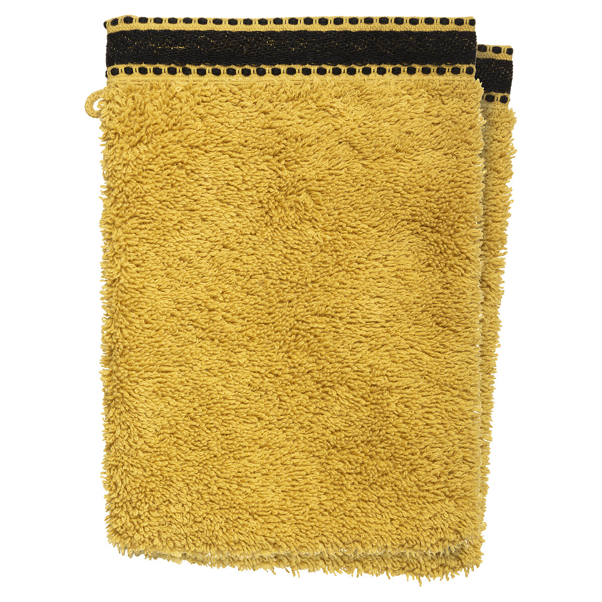 Conjunto de 2 luvas de banho JOIA amarelo