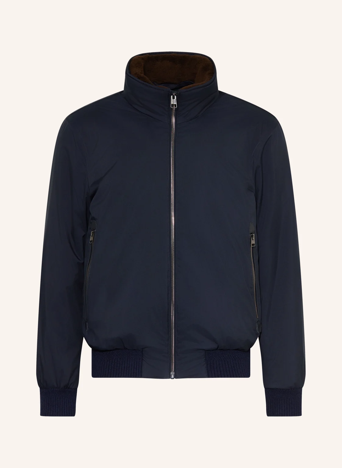 DRESSLER Blouson mit abnehmbarem Kunstfell-Kragen