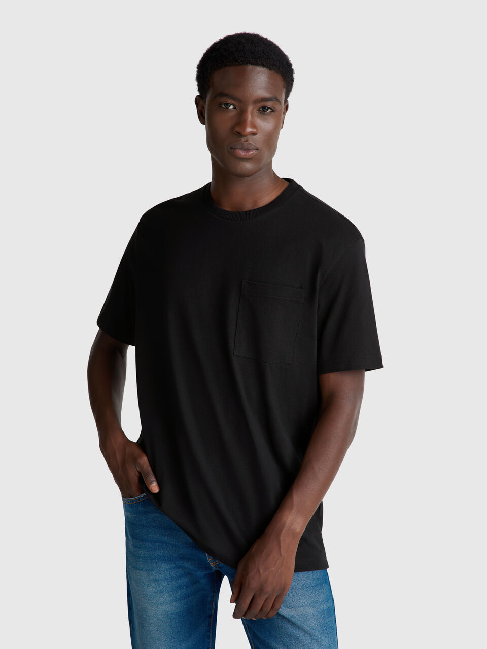 Cotton t-shirt with pocket