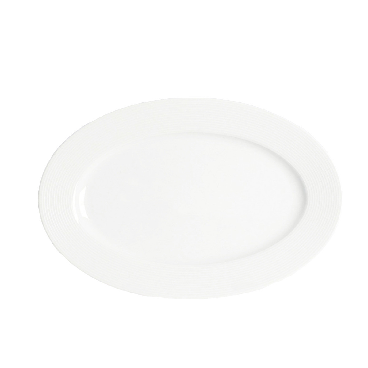 Półmisek owalny 33 cm Yvette Biała Linea E755