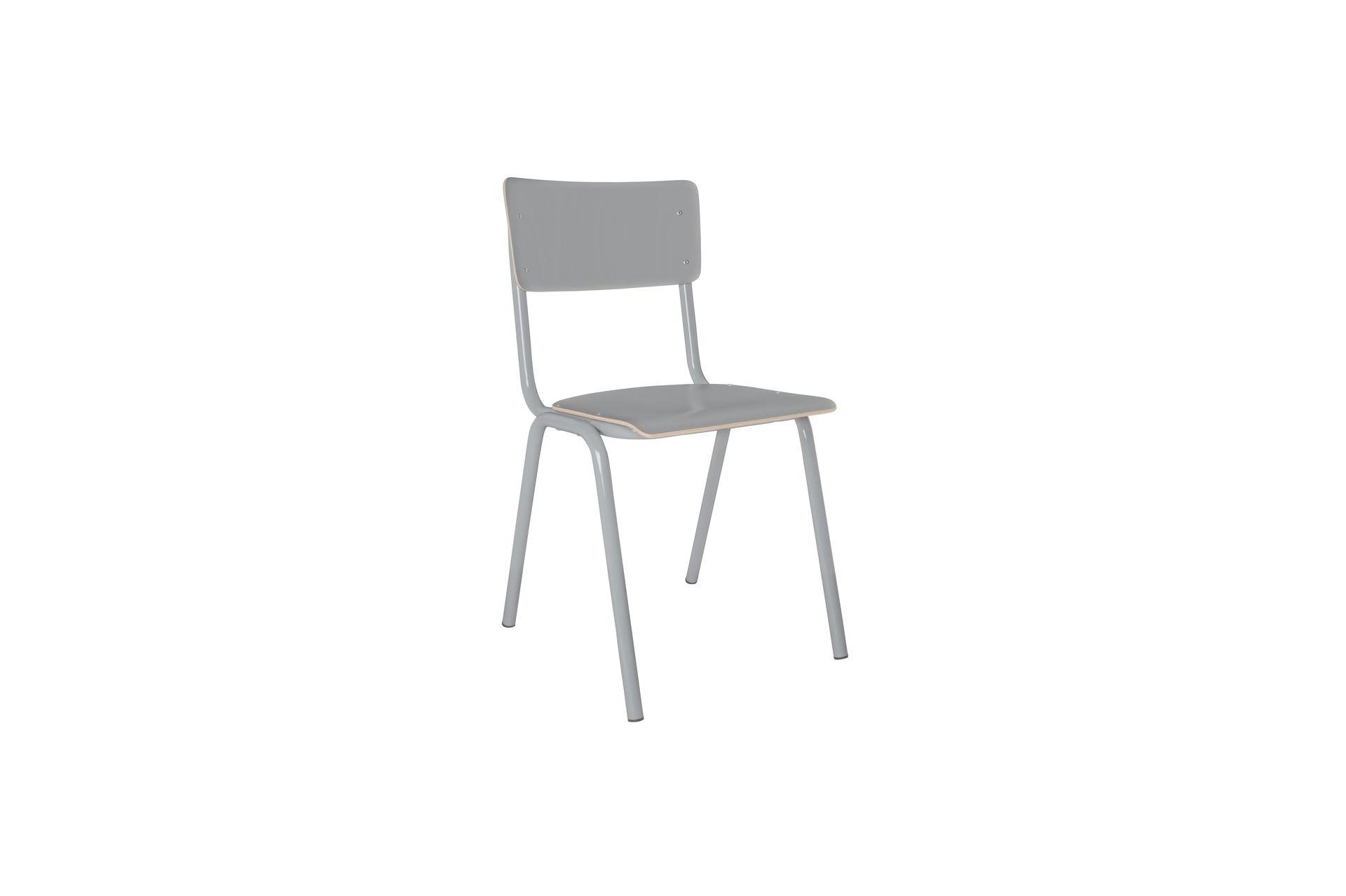 BACK TO SCHOOL - Chaise en bois gris