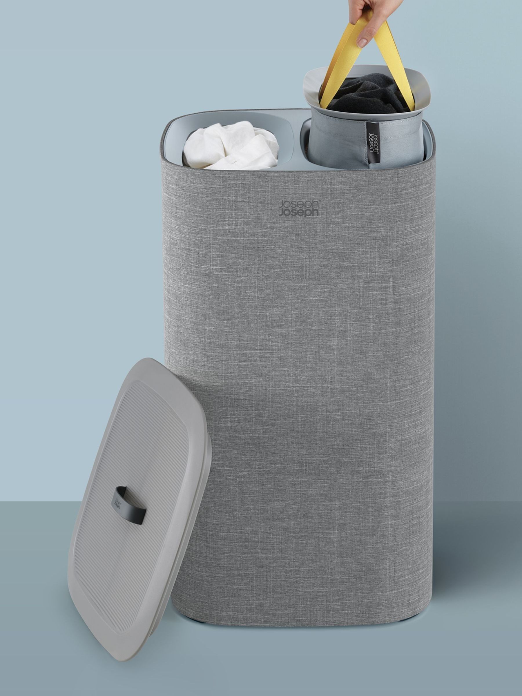Joseph Joseph Grey Tota 60 Litre Laundry Separation Basket