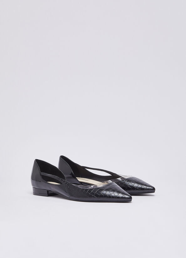 Ballerine in stampa cocco