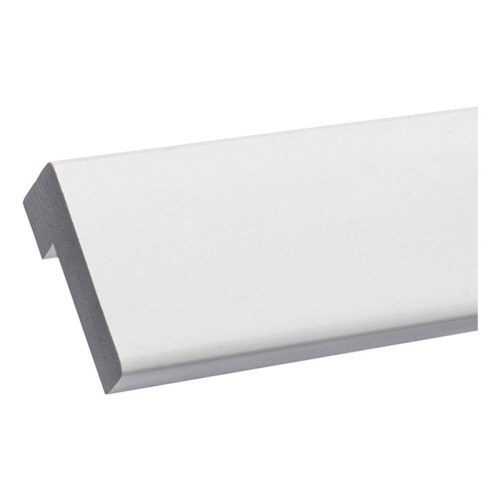 FORINGSLIST L-FORM HVIT PRIMO 42X7/17X2170MM