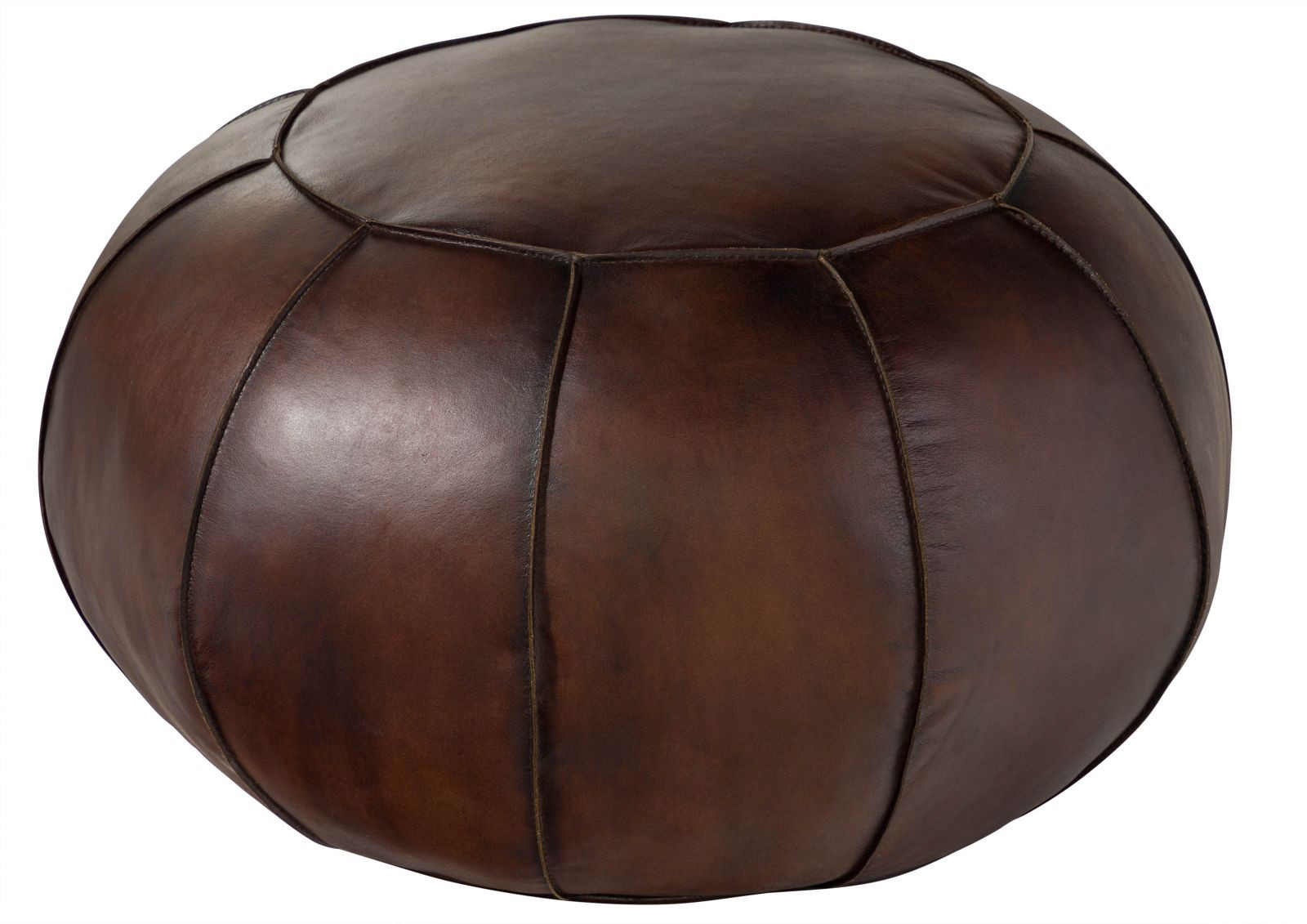 CHESTERFIELD Pufa #19 Skóra naturalna 58x38 cm