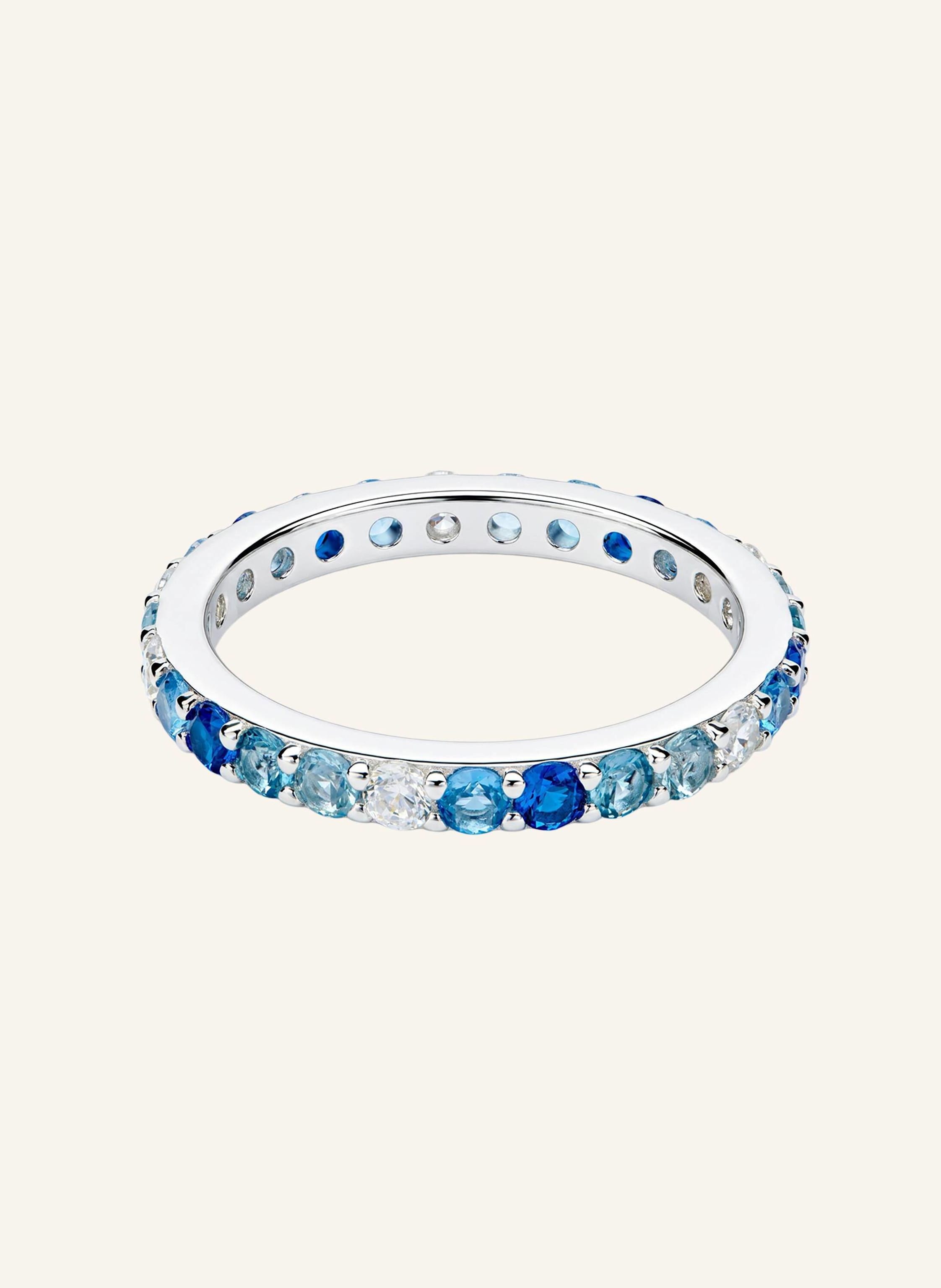 OHH LUILU Ringe TENNIS BLUE GRADIENT by GLAMBOU
