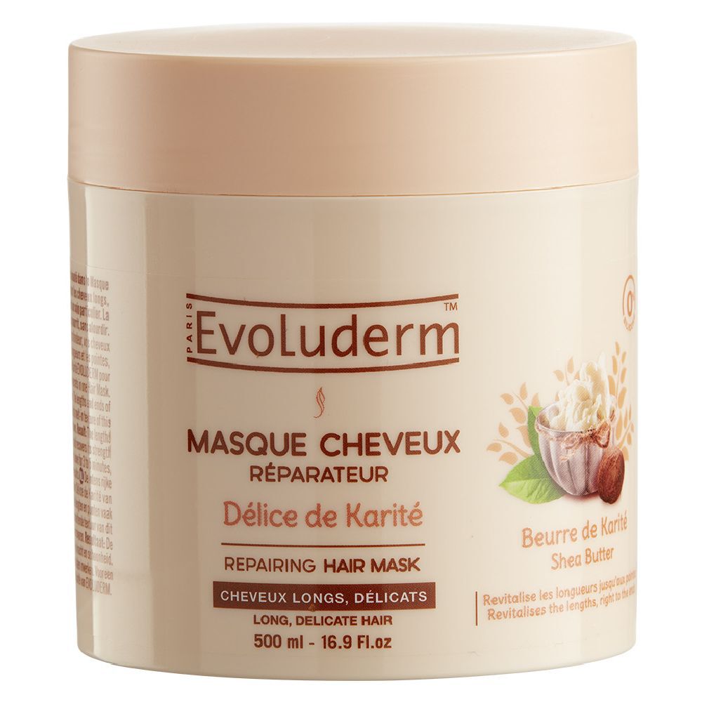 Masque cheveux Evoluderm délice de karité 500 ml